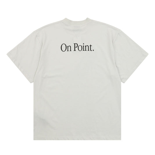 Balenciaga Knife Pump Graphic T-Shirt in Light Gray