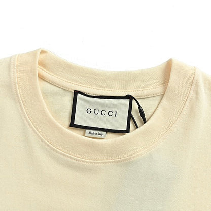 Gucci x Stitch 'Smart Boy' Graphic T-Shirt — Cream