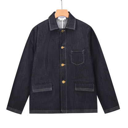 Thom Browne denim lapel jacket