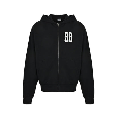 Balenciaga Print Couples Cotton Hoodie
