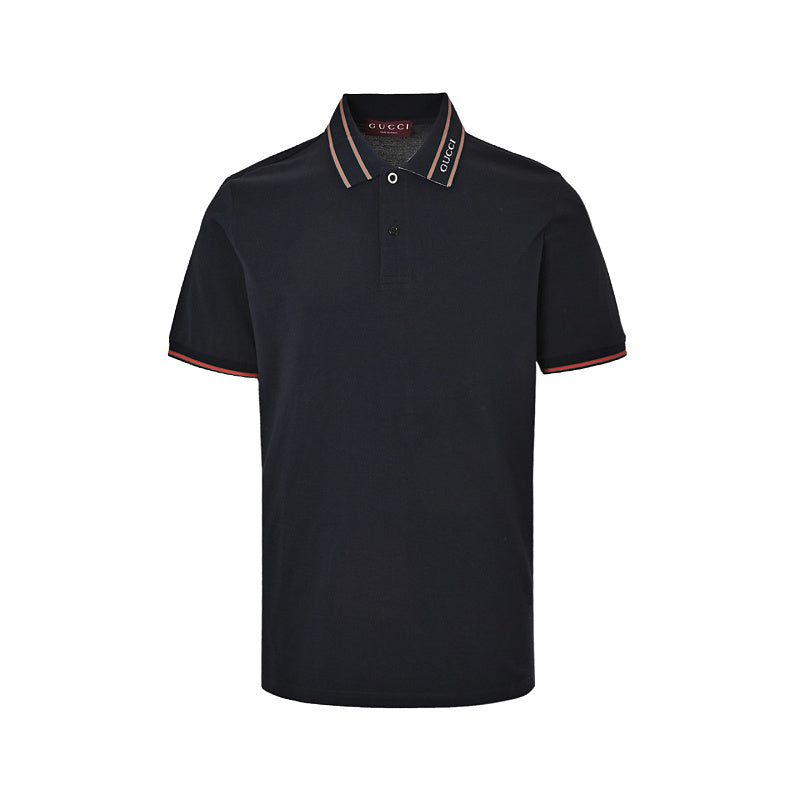 Gucci Stripe-Tipped Polo Shirt