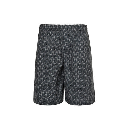 Gucci GG Monogram Allover Print Shorts in Dark Charcoal