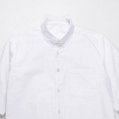 Thom Browne Spring Summer Men's White Short Sleeve Shirt