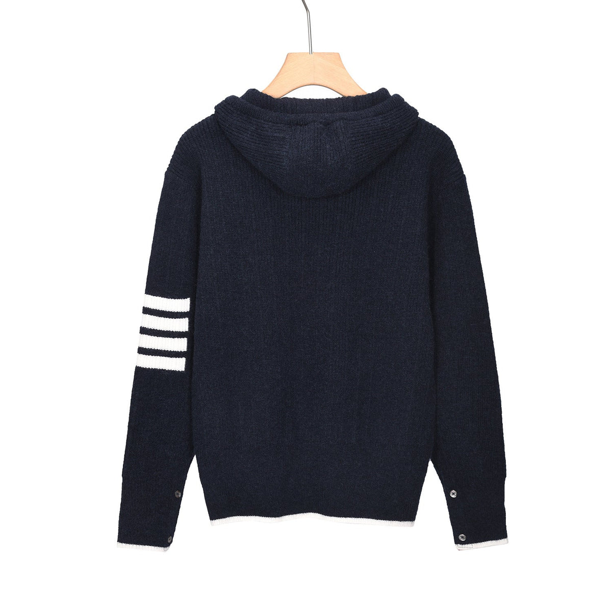 Thom Browne Classic Hooded Sweater - Premium Cotton Knit