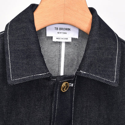 Thom Browne denim lapel jacket