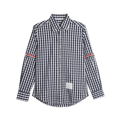 Thom Browne Couple plaid shirt