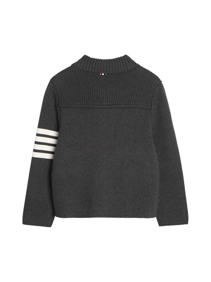 Thom Browne four-bar lapel sweater jacket