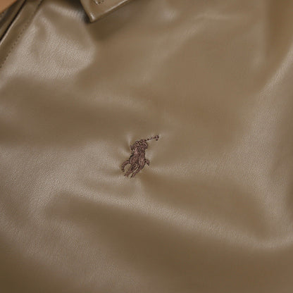 Ralph Lauren Men's Leather Jacket Coat