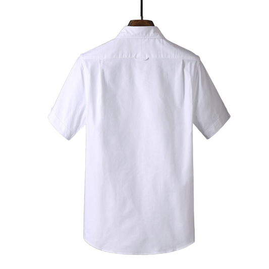 Thom Browne  Spring Summer Unisex Collar Ribbon Short Sleeve Shirt