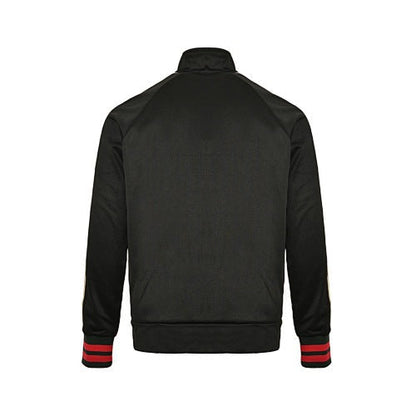 Gucci Black Track Jacket with Signature Side Stripe