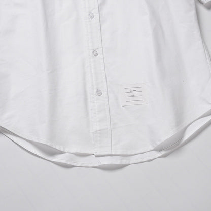 Spring Summer Unisex Pocket Webbing Short Sleeve Shirt