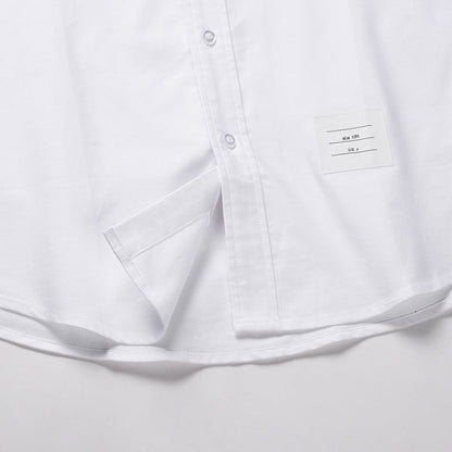 Thom Browne Spring Summer Unisex Zipper Short Sleeve Shirt