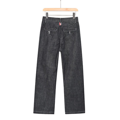 Thom Browne Men's Classic Straight Leg Jeans
