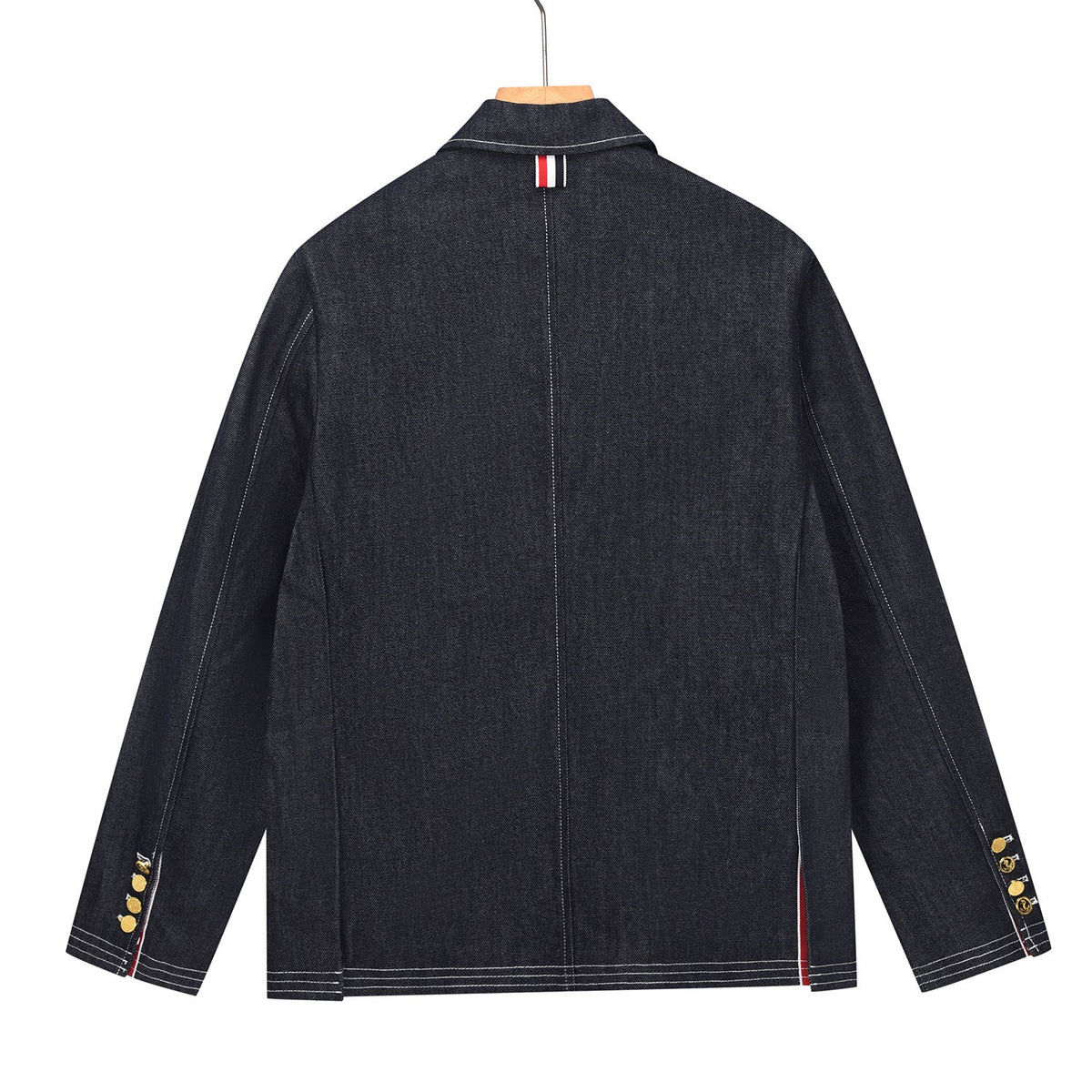 Thom Browne denim lapel jacket
