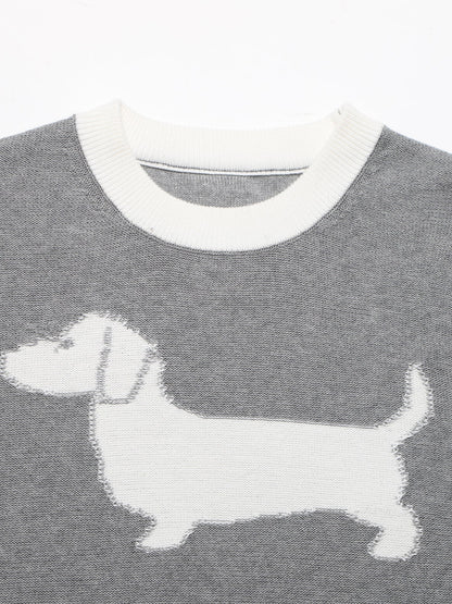 Thom Browne Puppy Crew Neck Sweater