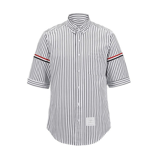 Thom Browne Spring Summer Unisex Pocket Webbing Short Sleeve Shirt