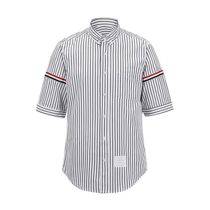 Thom Browne Spring Summer Unisex Pocket Webbing Short Sleeve Shirt