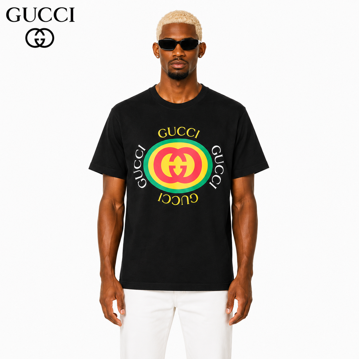 Gucci Logo T-Shirt in Black