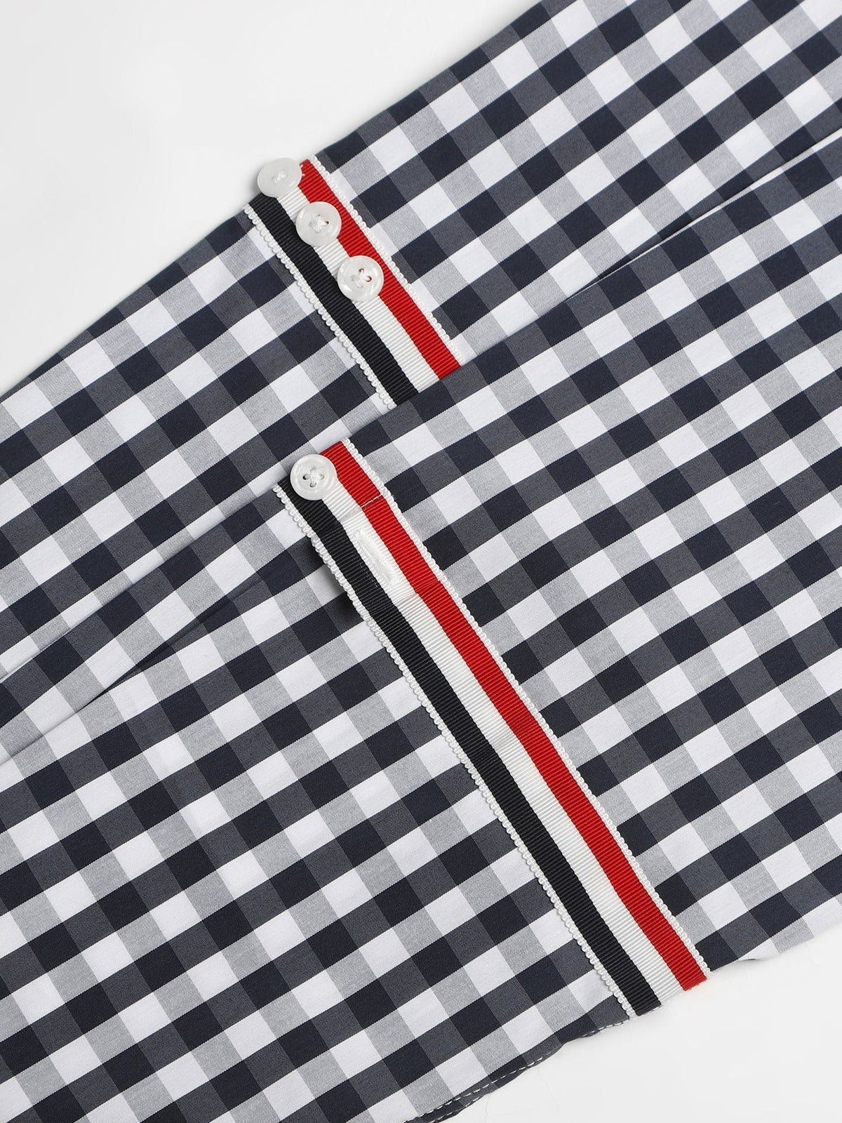 Thom Browne Couple plaid shirt