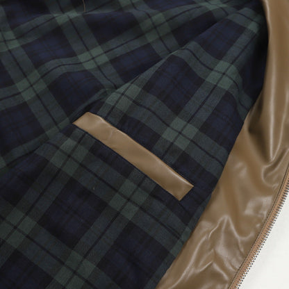Ralph Lauren Men's Leather Jacket Coat