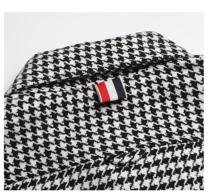 Thom Browne Men's Classic Houndstooth Shirt Jacket