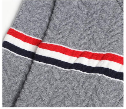 Thom Browne Unisex Herringbone Cardigan Jacket