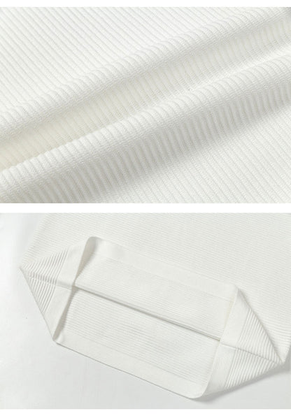Thom Browne Unisex Water Ripple Cotton T-Shirt