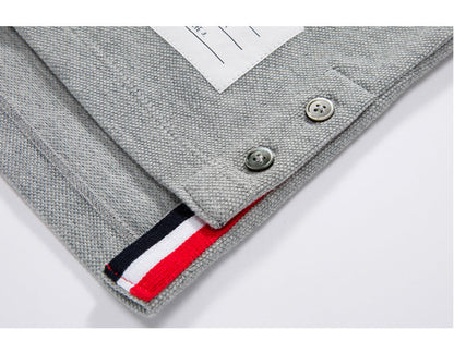 Thom Browne 2026SS 4-Bar Striped Polo Shirt