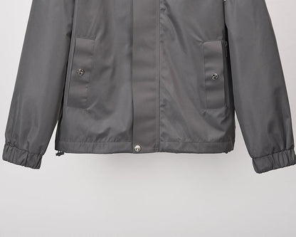Thom Browne Men's Hooded Windproof Outdoor Jacket
