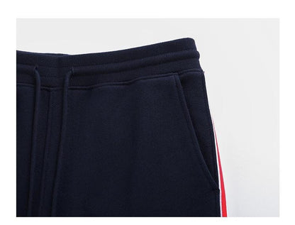 Thom Browne Unisex Side Webbing Loose Straight Trousers