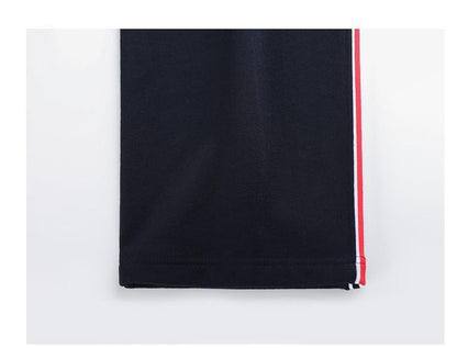 Thom Browne Unisex Side Webbing Loose Straight Trousers