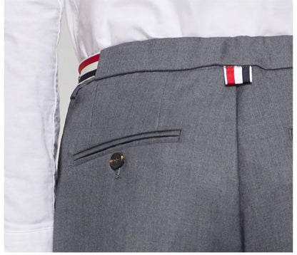 Thom Browne Classic Four-Bar Tailored Suit Trousers