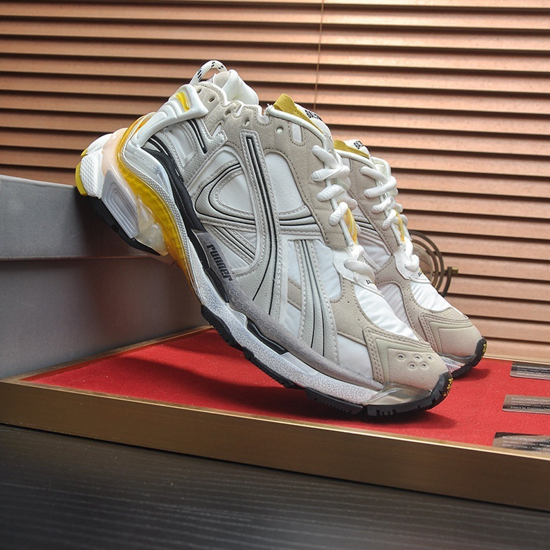 Balenciaga Runner Sneaker in White & Grey