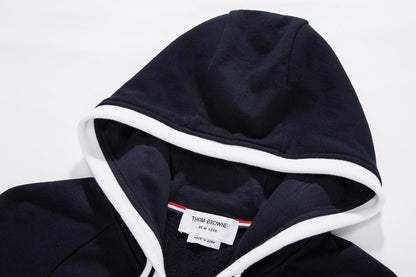 Premium Couples Hoodie - 100% Cotton Pullover Sweatshirt