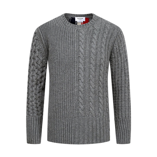 Thom Browne 2026SS Couples Knitwear - Unisex Cotton Cardigan