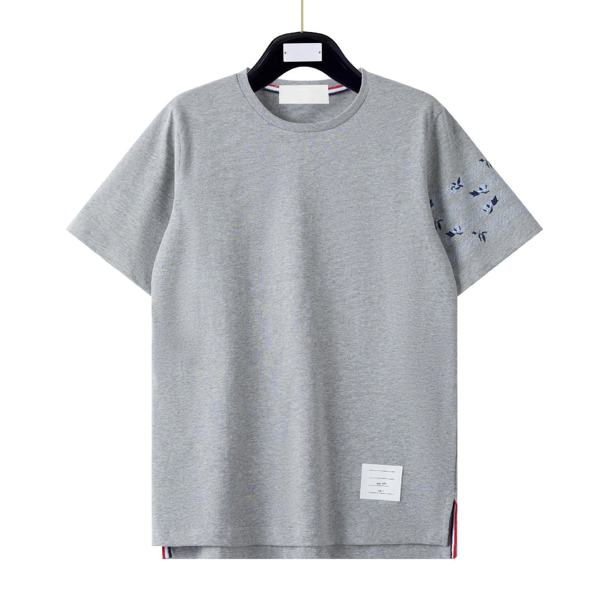 Classic 4-Bar Cotton T-Shirt