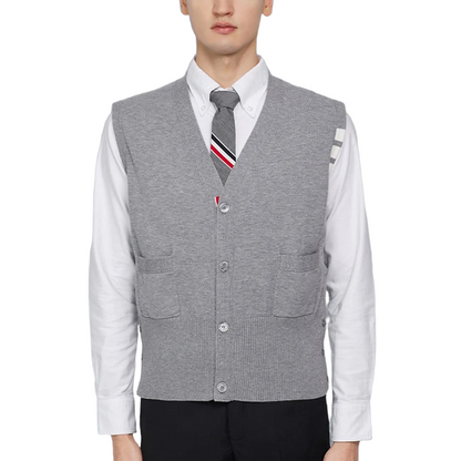 Thom Browne 2025SS Colorblock Four-Bar Stripe Sweater