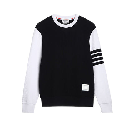 Thom Browne New Couples Hoodie - Premium Cotton Matching Sweatshirt