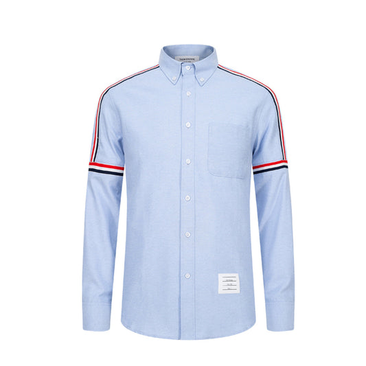 Thom Browne 2025 Spring Summer Men's Solid Cotton Shirt