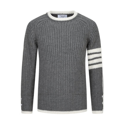 Thom Browne Classic Couples Cotton Knit Cardigan