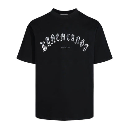 Balenciaga Gothic Arch Logo T-Shirt in Black