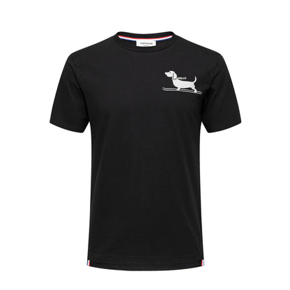 Thom Browne Ski Dog Cotton T-Shirt