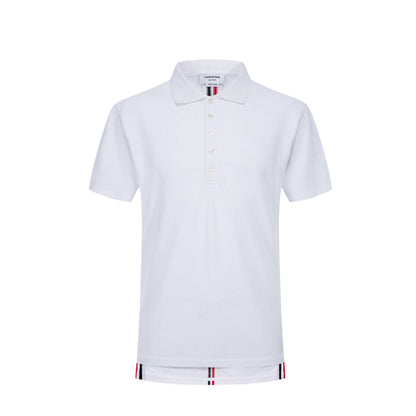 Thom Browne 2026SS 4-Bar Striped Polo Shirt