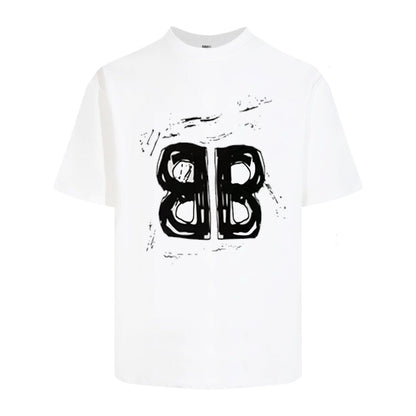 Balenciaga Scribble BB T-Shirt in White