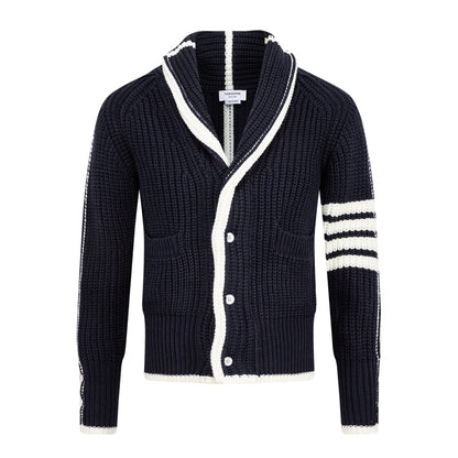 Thom Browne 2026SS Couple Thick Cardigan - Premium Cotton Knitwear