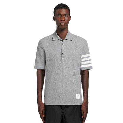 4-Bar Signature Cotton Polo Shirt