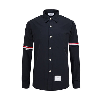 Thom Browne Men's Loose Fit Shirt Jacket