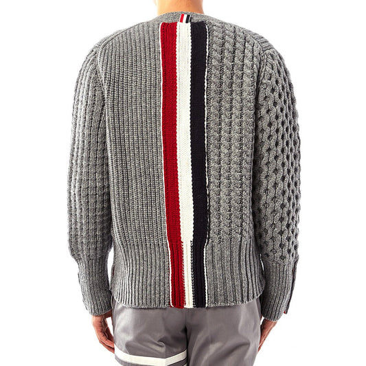 Thom Browne 2026SS Men's Wool Sweater - Classic Cotton Cardigan