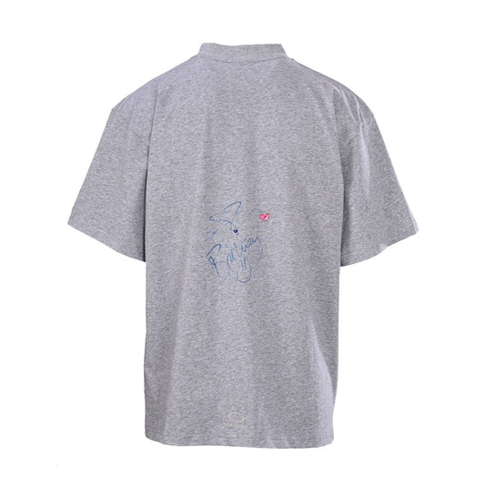 Balenciaga Britney Spears Photo T-Shirt in Heather Gray