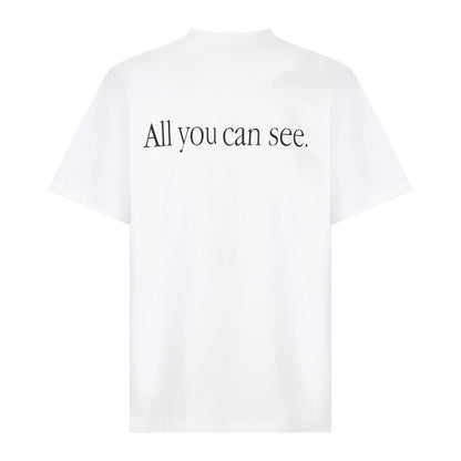 Balenciaga 360 Sunglasses Print T-Shirt in White
